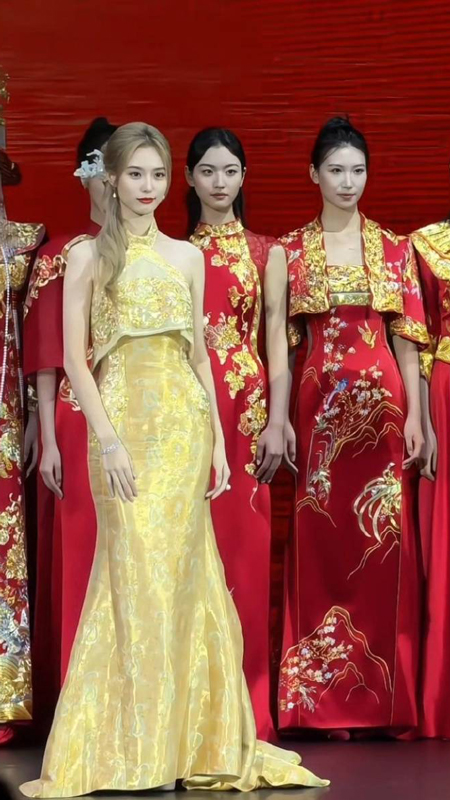 Xu Yiyang’s Show-Stopping Moments at Bridal Fashion Week