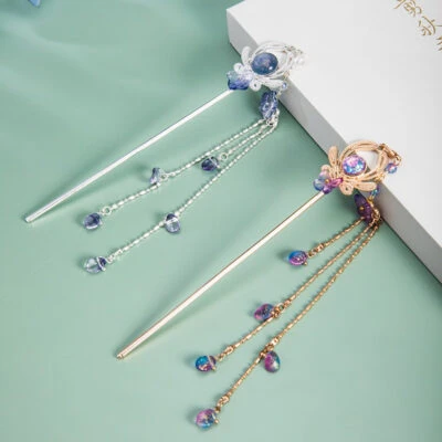 Ancient-Style Hairpin Retro Buyao Hanfu Accessories Tassel Hairpin