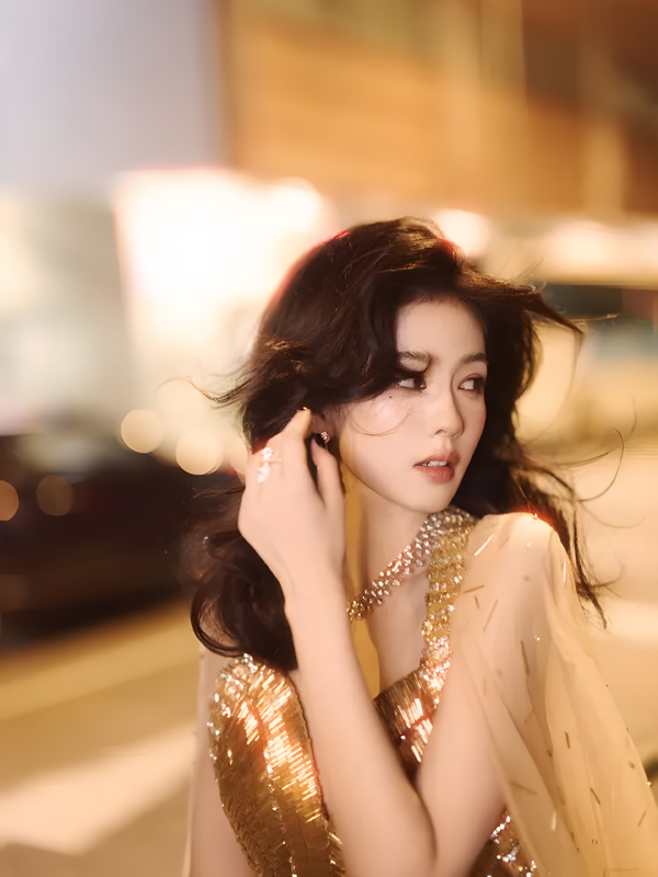 Bai Lu's Golden Dress: Is This the Ultimate Urban Queen Look?