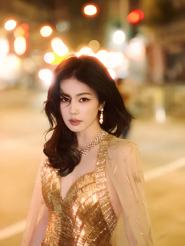 Bai Lu's Golden Dress: Is This the Ultimate Urban Queen Look?
