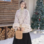Women Winter Mamian Aoqun Set Casual Ming Dynasty Hanfu