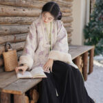 Women Winter Mamian Aoqun Set Casual Ming Dynasty Hanfu