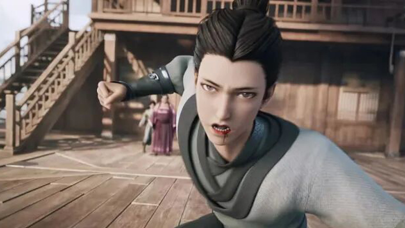 A Fist's Lesson in Justice in Sword of Coming 2