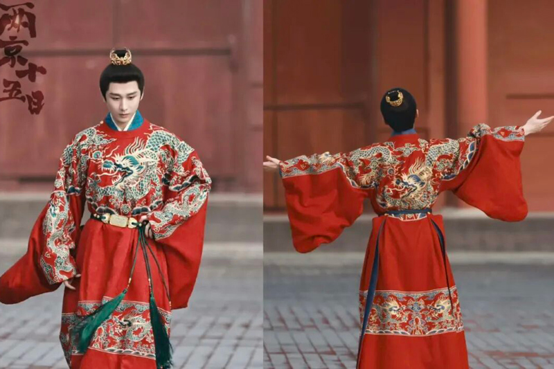Cheng Yi’s Ming Dynasty-Inspired Regalia in Liang Jing Shi Wu Ri