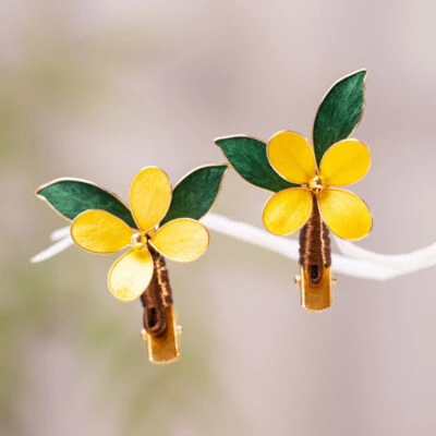 Handcrafted Hanfu Hairpin Osmanthus Ronghua Hair Accessory for Young Girls Hairstyles