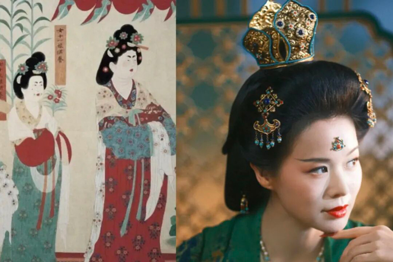 Hu Xing'er's Tang Dynasty Look in Shang Gongzhu