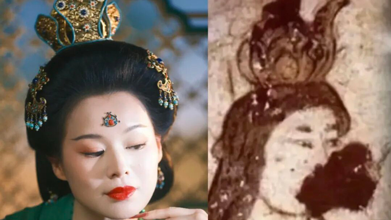 Hu Xing'er's Tang Dynasty Look in Shang Gongzhu