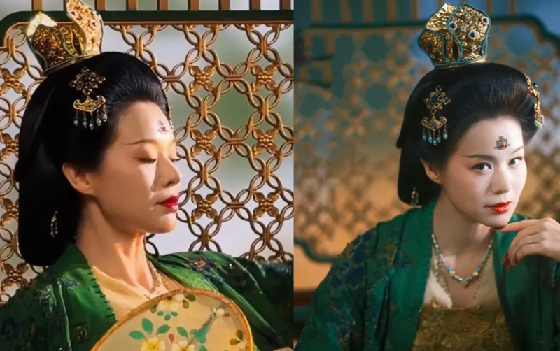 Hu Xing'er's Tang Dynasty Look in Shang Gongzhu