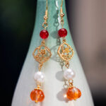 Traditional-Style Accessories Women's Fringe Earrings for Hanfu Outfits