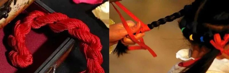 Who Tied the First Red String in Your Hair?