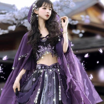 Classic Ladies Hanfu Tianzhu Princess Exotic Style Cosplay Attire