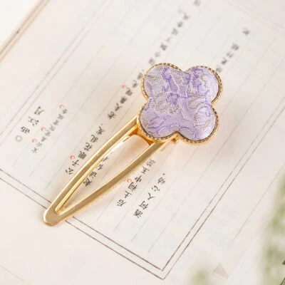 Handmade Hanfu Hairpins Vintage Side Clips Traditional Costume Hair Accessories for Cheongsam