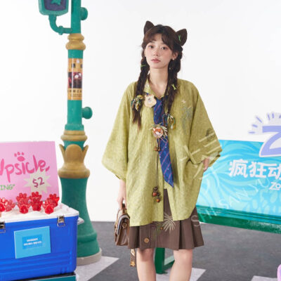 Summer Women Casual Hanfu Set Short Style Mamian Qun