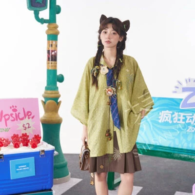 Summer Women Casual Hanfu Set Short Style Mamian Qun