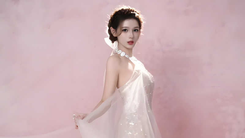 Zhang Yuxi Dazzles in Blush Pink Gown