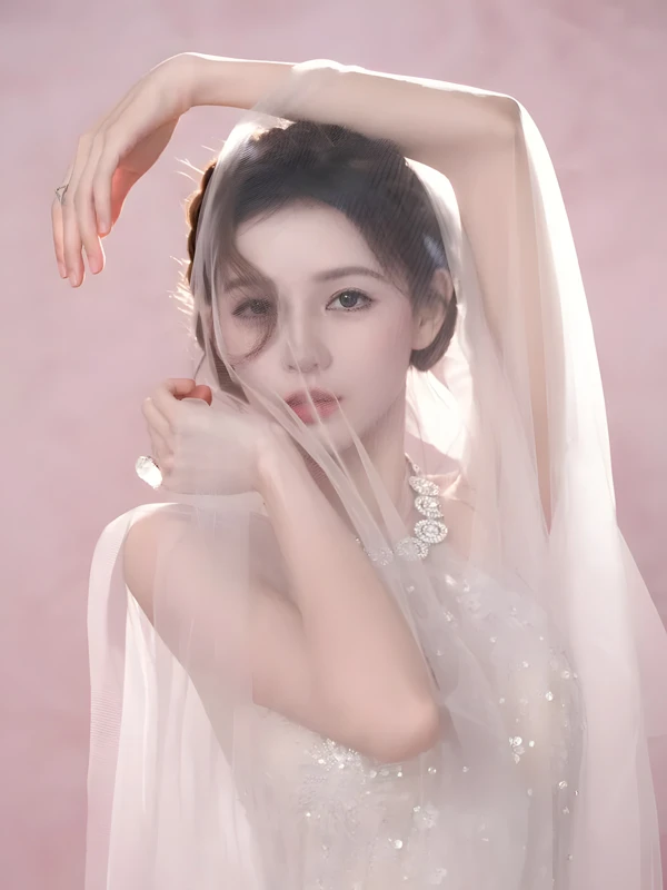 Zhang Yuxi Dazzles in Blush Pink Gown