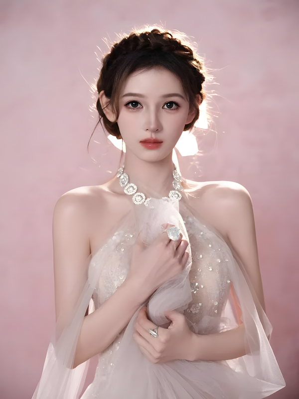 Zhang Yuxi Dazzles in Blush Pink Gown