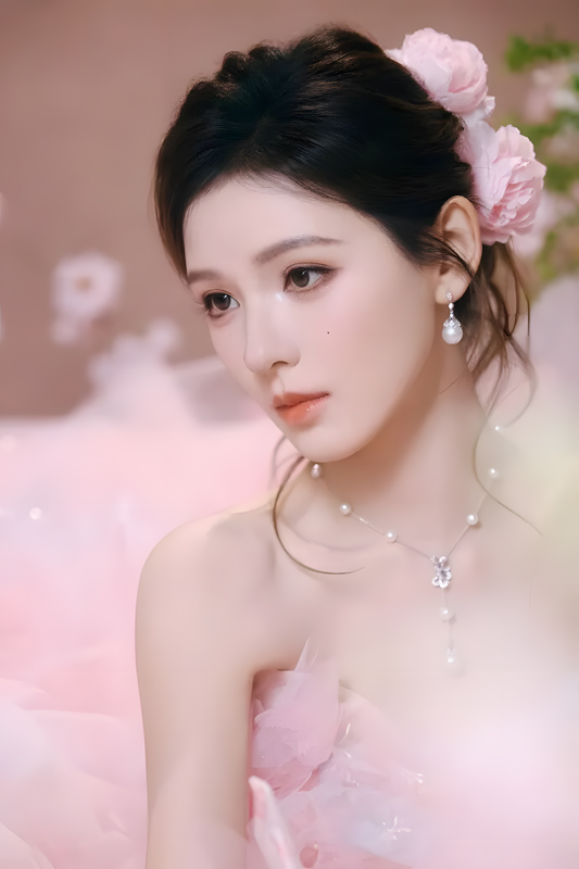 Zhang Yuxi Shines in Pink Fairy Tale Gown