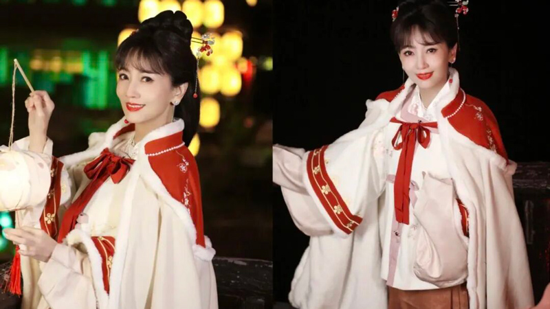 Zhao Yazhi Teaches the Art of Red-White Hanfu Matching