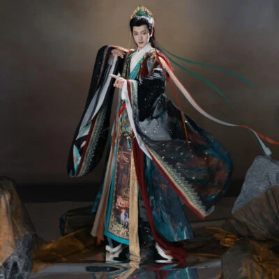 Couple Hanfu Set Immortal-Style Robes with Wuxia Aesthetic