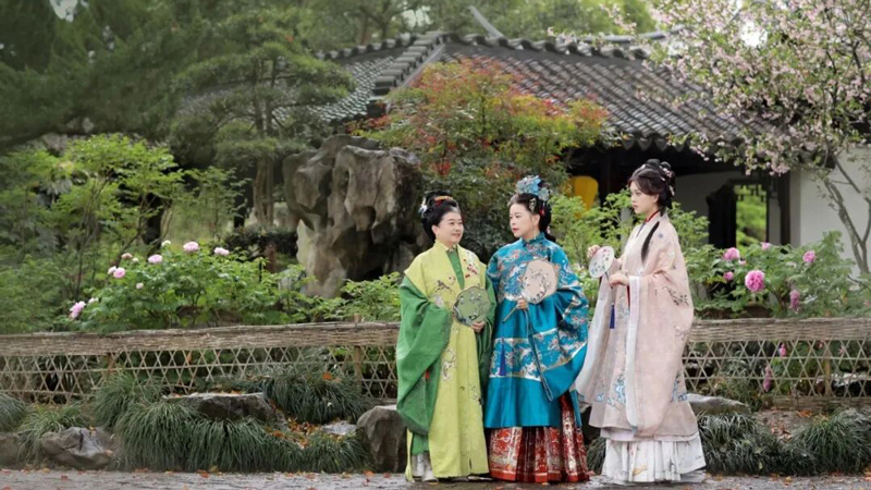 Silver-Haired Hanfu Stars