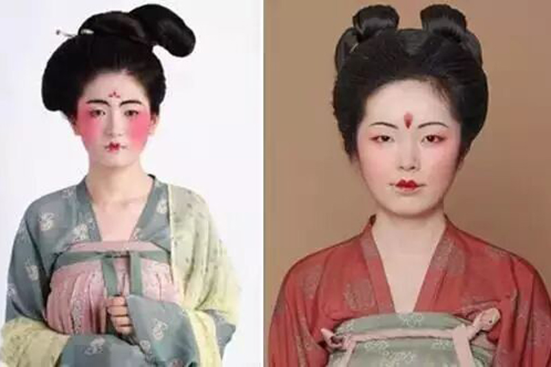 Tang Dynasty Peach Blossom Makeup Guide
