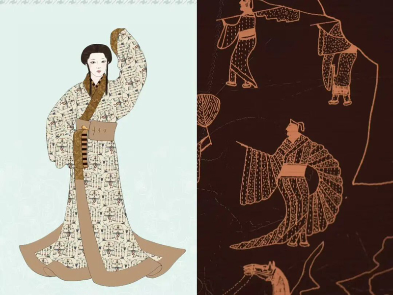 The Giant Chu Robe of Hubei Museum