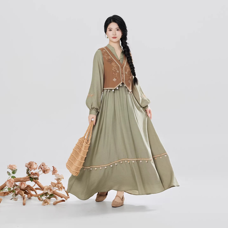 Women-Casual-Hanfu-Set-Loose-Fit-Dress-for-Everyday-Wear-1 Women Casual Hanfu Set Loose-Fit Dress for Everyday Wear