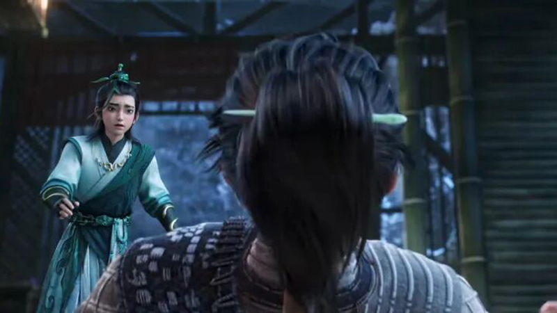 Chen Ping’an vs Little Fengdu in Sword of Coming