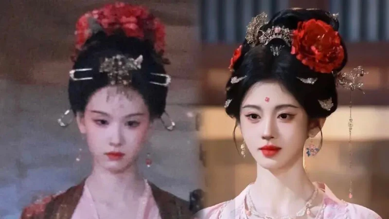 Classical Proportions in Hanfu Flower Hairstyles