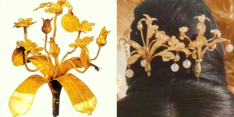 Meng Ziyi’s Han Dynasty Buyao Hairpins