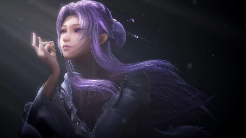 5 Stunning Purple-Haired Female Characters