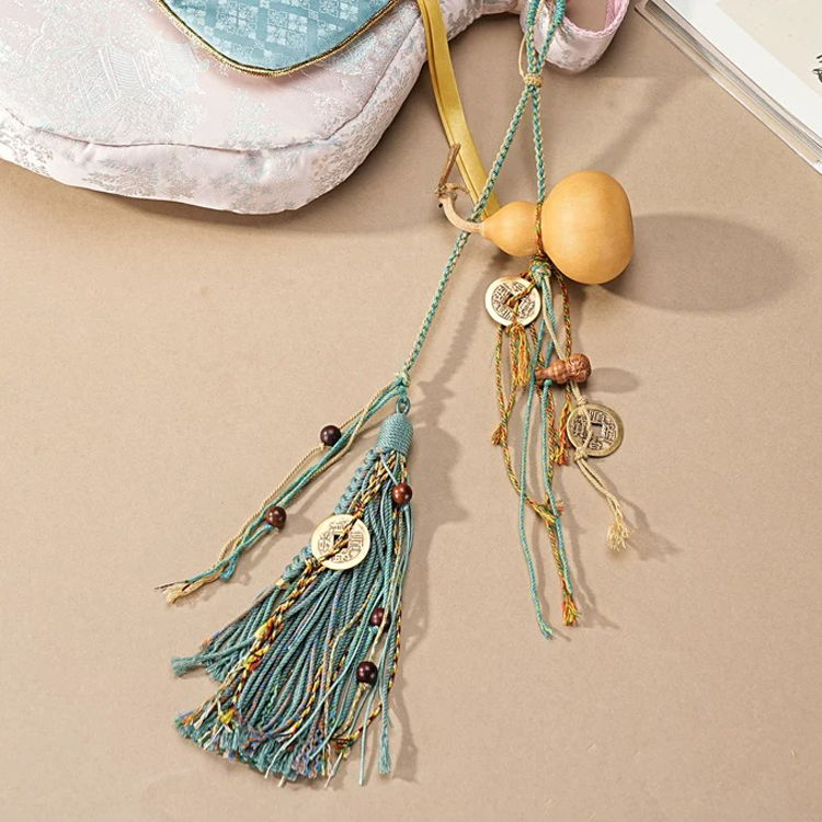 Hanfu Gourd Charms Bag Charms Round-Neck Robe Accessories Wuxia Waist Ornaments