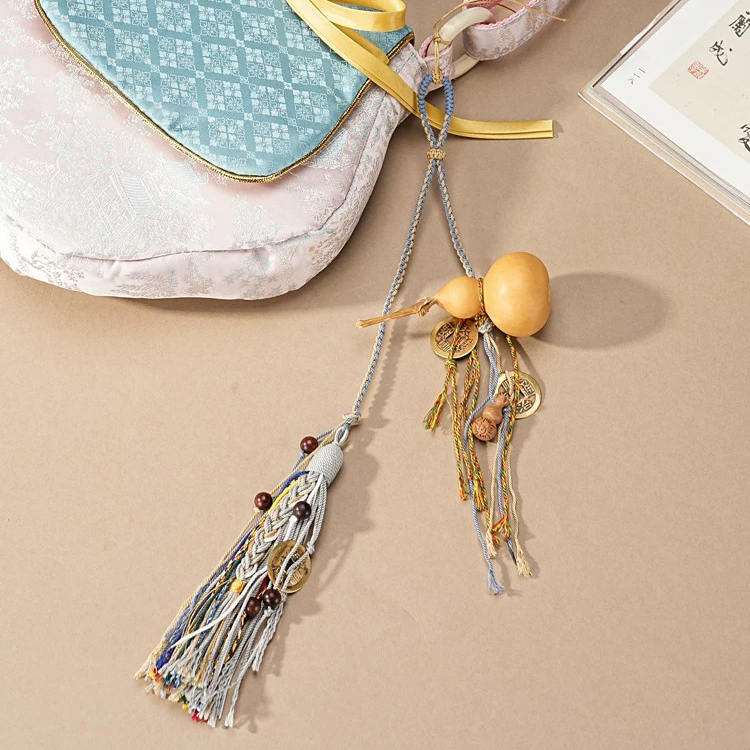 Hanfu Gourd Charms Bag Charms Round-Neck Robe Accessories Wuxia Waist Ornaments