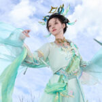 Summer Women Casual Tang Dynasty Hanfu Set Daji-Style Cosplay