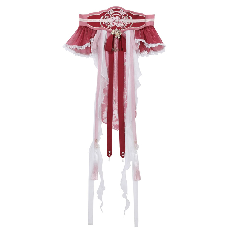 Summer Women Pink Dress Elegant Set with Hanfu Elements
