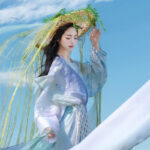 Women Hanfu Round-Neck Robe Tang Dynasty-Style Casual Wear