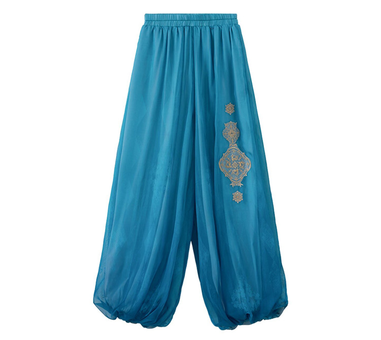 Women Tang Dynasty-Inspired Casual Hanfu Dunhuang-Style Pants Set