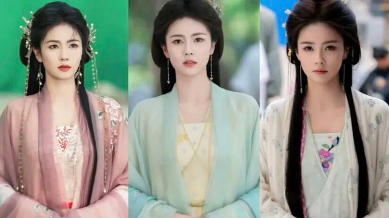Divine Mural-Inspired Look of Bai Lu in The First Jasmine