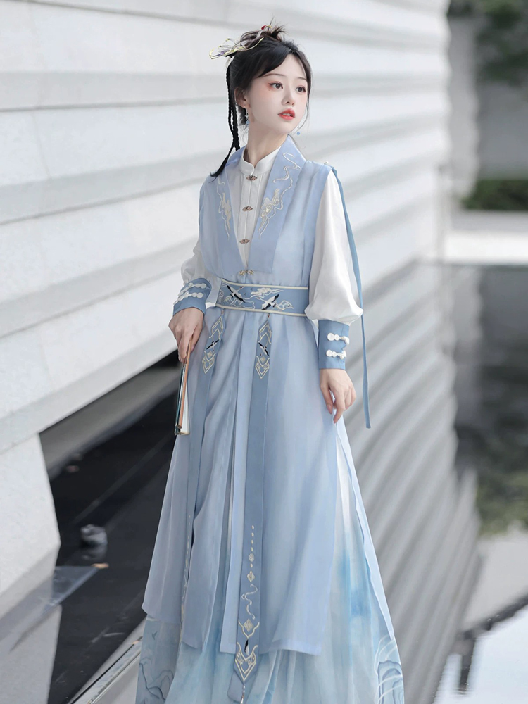 Women Ruqun Spring Traditional Costume Wuxia Style