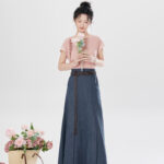 Women Summer Casual Fashion Hanfu Round-Neck Top