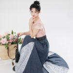 Women Summer Casual Fashion Hanfu Round-Neck Top