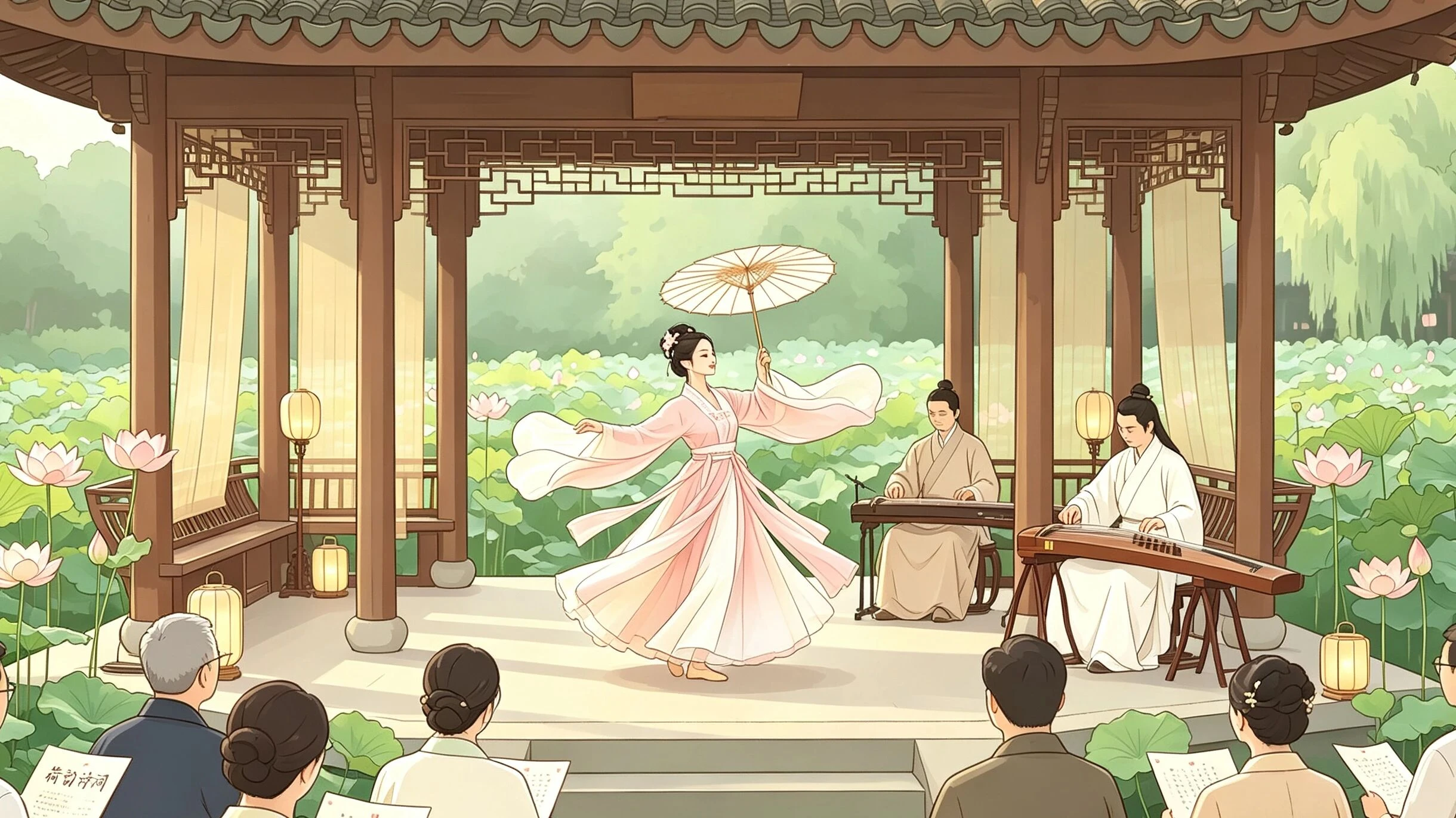 Xindu Lotus Hanfu Fair: Seven Photography Zones and Song Tea 5