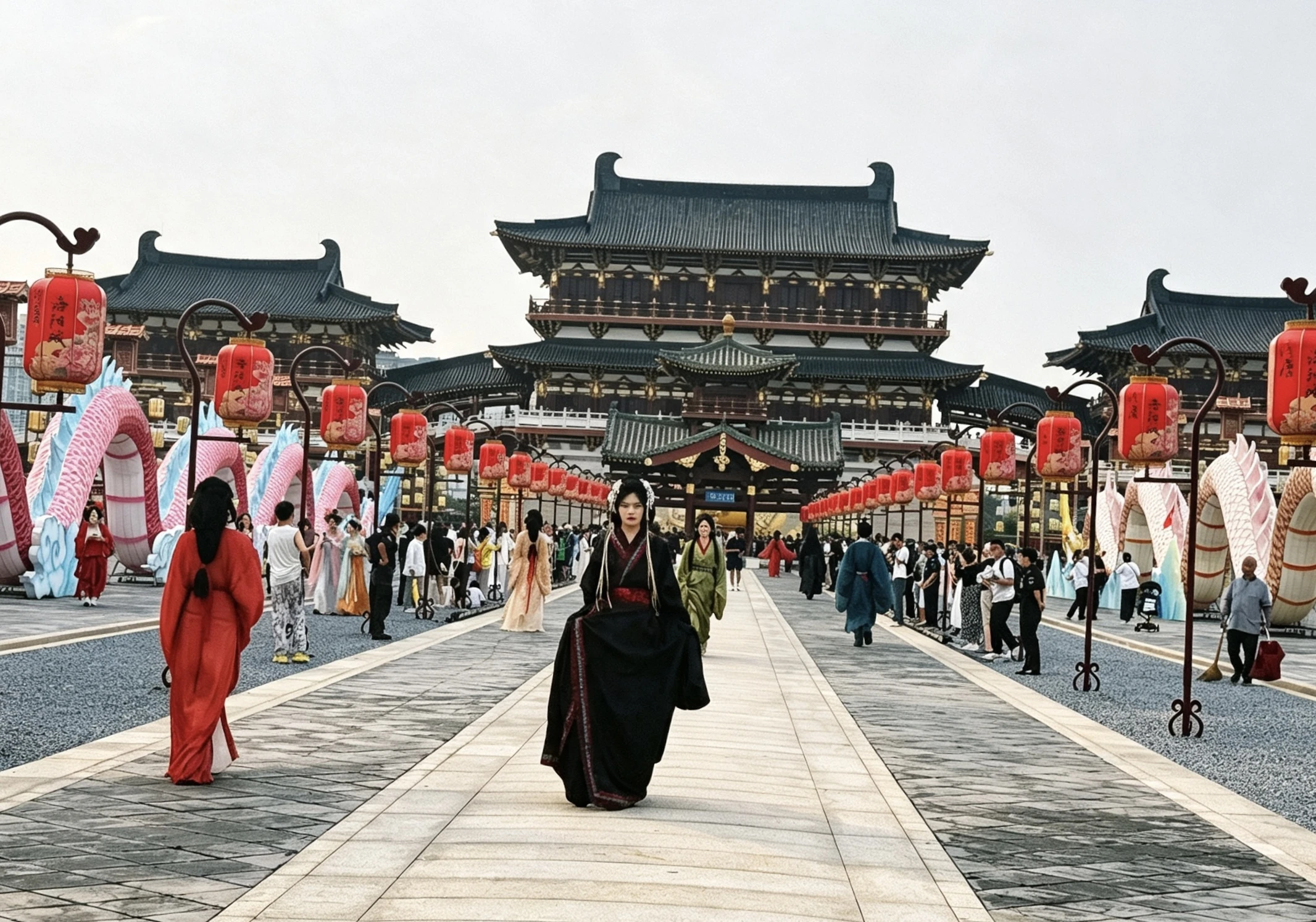 Luoyang Guofeng Show: 200 Models in Boundary-Free Hanfu Spectacle