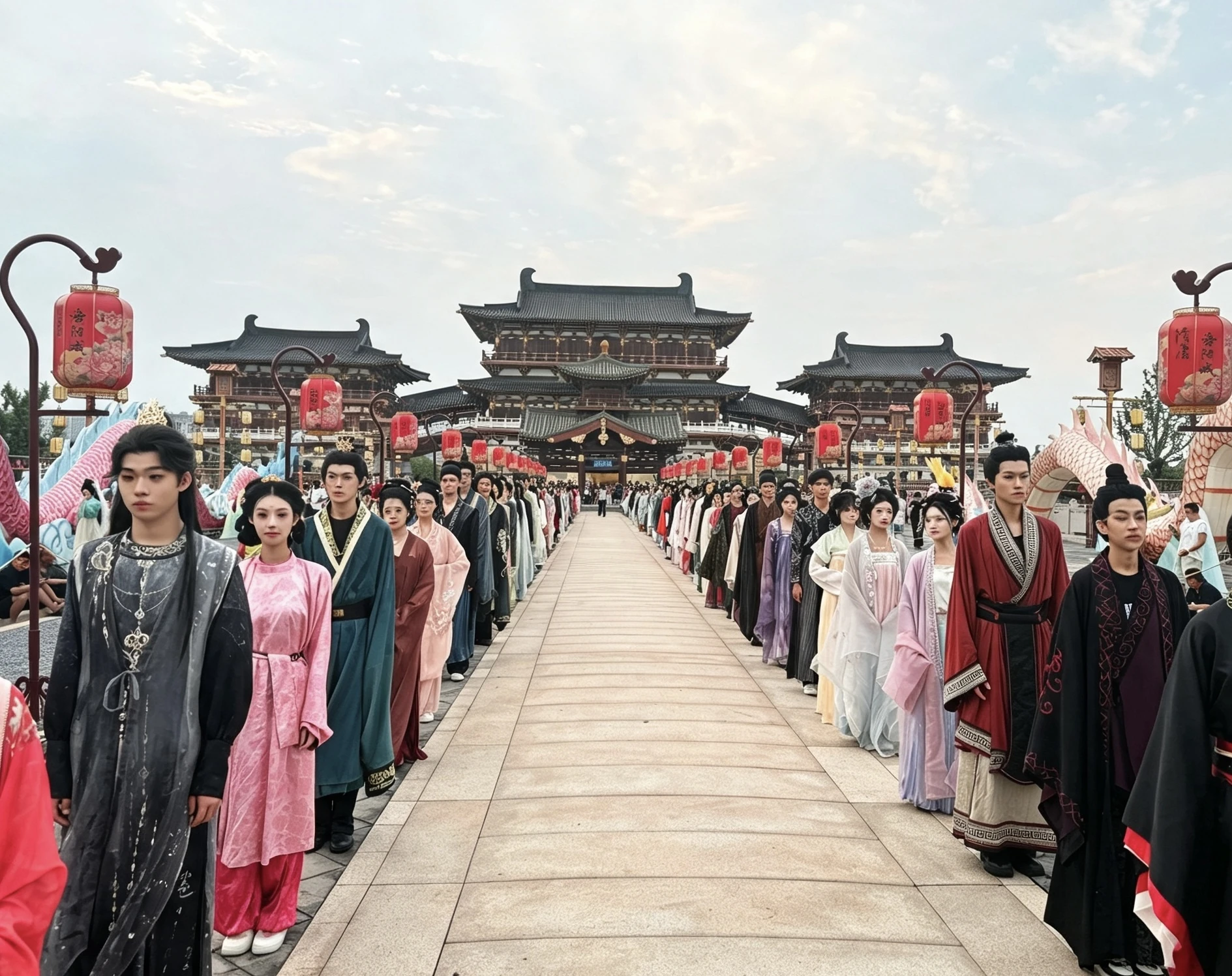 Luoyang Guofeng Show: 200 Models in Boundary-Free Hanfu Spectacle