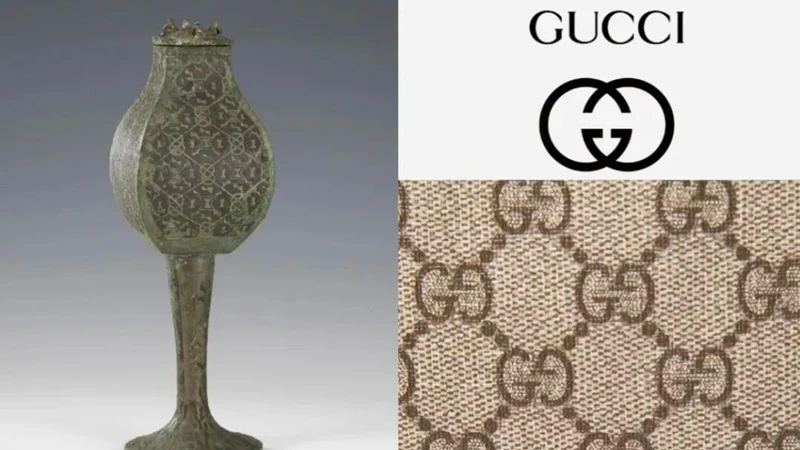 LV Monogram Originates From Tang Lute Patterns