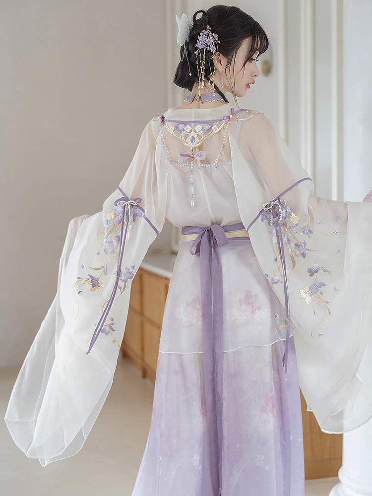 Women Summer Xianxia StyleHanfu Wei Jin Qiyao Ruqun
