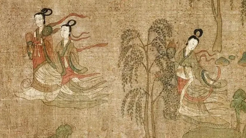 Wu Jinyan Wears Ancient Spirit Serpent Bun in Feng Bu Qi