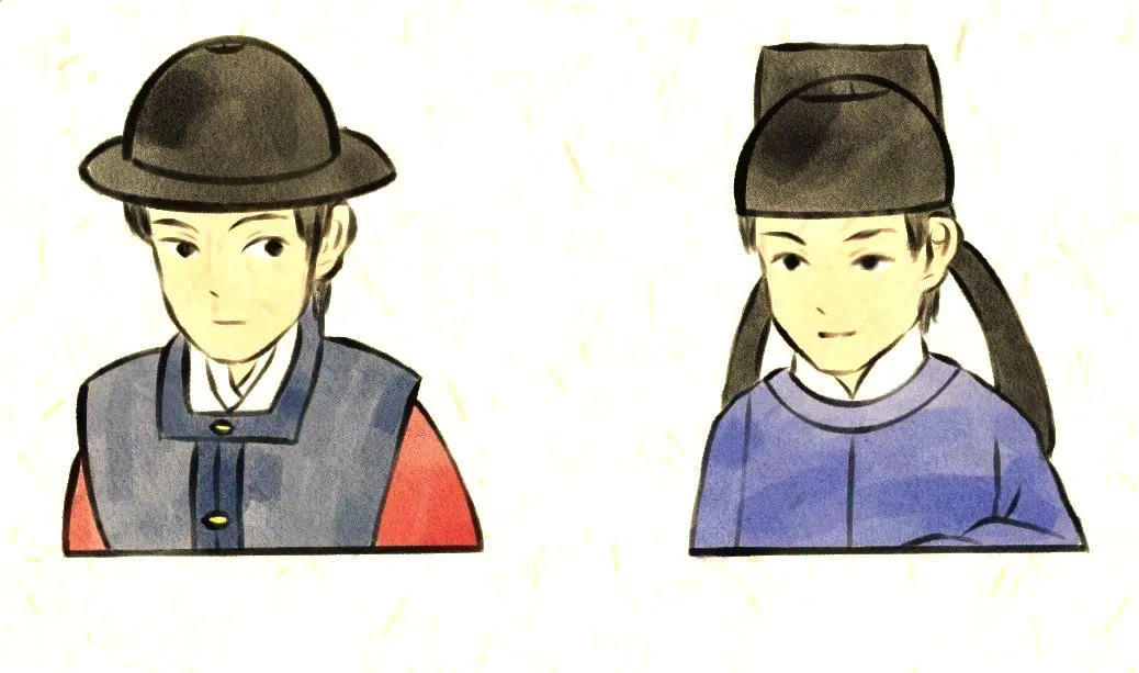 Hanfu Boy Painting, Ukiyo-e Style 4