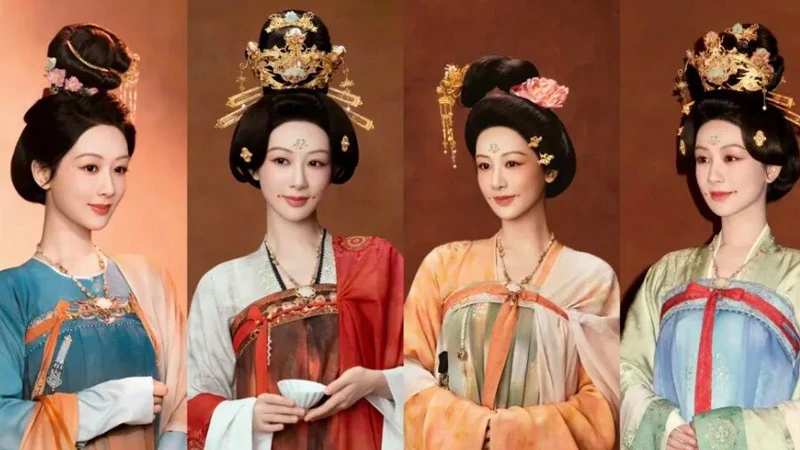 Catfish‑Whisker Hairstyles in Chinese Period Dramas